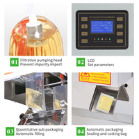 Automatische Verpakkingsmachine Verticale Sapvul-En Afdekkingsmachine Ijslolly Waterverpakkingsmachine Rode Wijnzak Back Sealer