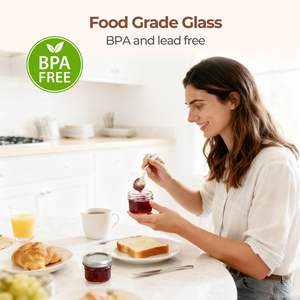 <span class=keywords><strong>Petit</strong></span> <span class=keywords><strong>pot</strong></span> en verre <span class=keywords><strong>pour</strong></span> la cuisine, <span class=keywords><strong>pour</strong></span> épices, <span class=keywords><strong>confiture</strong></span>, miel, gelée, dessert, faveurs <span class=keywords><strong>de</strong></span> mariage, bougies DIY, décoration, mini bocaux en verre - Product Image 6