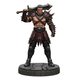 Tùy Chỉnh Thiết Kế 3D PVC Nhựa Khốc Liệt Chiến Binh Loạt Hình Mô Hình Bức Tượng Bộ Sưu Tập Máy Tính Để Bàn Đồ Trang Trí - Product Image 4