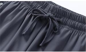 Pantalones de siete minutos de seda helada para hombre, pantalones de chándal informales holgados de sección delgada, de secado rápido y transpirables de talla grande 2024, verano 2227 - Product Image 6
