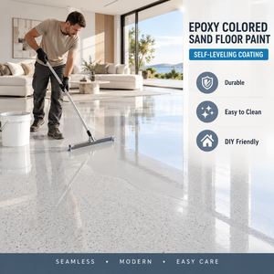 Peinture pour sols en marbre haute brillance, revêtement époxy pour sols, revêtement pour garage, vente en gros d'usine, OEM - Product Image 2