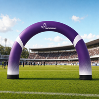 Arche gonflable personnalisée pour la ligne d'arrivée de marathon, décoration d'événements commerciaux en plein air