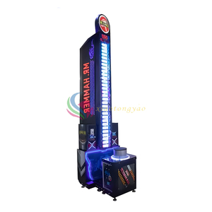 Machine de jeu d'arcade de haute qualité et économique, type Hammer Boxing, pour test de force, à monnayeur - Product Image 4