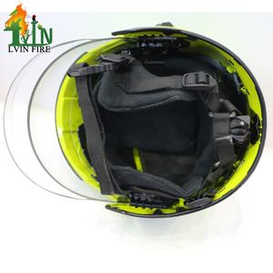 CAPACETE DE BOMBEIRO VULCAN NEO Type B EN443 Type F1 Casque de pompier avec lampe frontale intégrée - Product Image 4