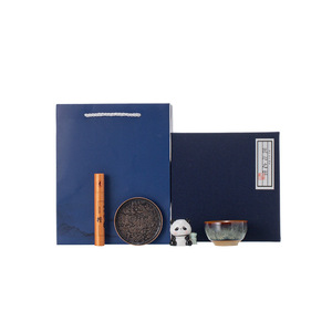 Ensemble cadeau culturel sur le thème du panda, service à thé en porcelaine avec porte-encens, pour cadeaux d'affaires de Chengdu - Product Image 5