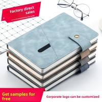 Carnet à spirales en similicuir A5, 200 pages - Impression de logo personnalisé OEM pour cadeaux d'affaires, fournitures de bureau