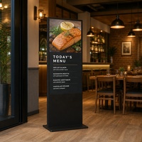 Écran de menu numérique autonome de 49 pouces avec lecteur Android et lecture programmée pour la commande de restauration rapide – Approvisionnement direct usine