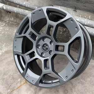 JJSEES - Juego de Ruedas Negras de una Pieza Forjadas en Aleación de Aluminio de 18, 19, 20, 21, 22 y 23 Pulgadas, 5x112, 5x120, 6*139.7, para Audi A3, BMW, Nissan CT5, XTS - Product Image 1