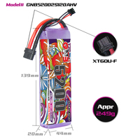 GNB GAONENG 2S 5200mAh 7.6V 120C Baterai LiPo RC HV LiHV Pengosongan Tegangan Tinggi Drone Helikopter Mobil RC Perahu Hobi RC
