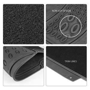 Alfombrillas de Lujo para Auto, para Todas las Estaciones, de PVC, Impermeables, Antideslizantes, con Diseño de Ojo de Vaca, Juego de Cuatro Piezas, Directo de Fábrica - Product Image 5