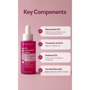 [NINELESS] Sérum B-Boost 10% Niacinamide Zinc PCA 30ml pour le contrôle du sébum, l'éclaircissement et la minimisation des pores - Product Image 6
