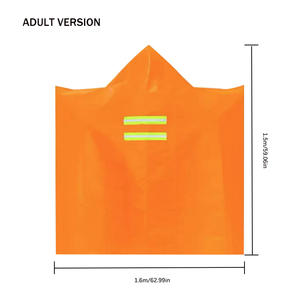 Di grandi dimensioni in Silicone in fibra di vetro ignifugo mantello con cappuccio coperta antincendio per protezione antincendio personale e scala antincendio - Product Image 2