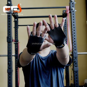 3孔定制体操握把，用于拉起举重身体泵设备、运动、碳纤维健身房手掌保护握把 - Product Image 3