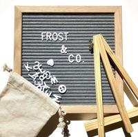 Panneau de lettres en feutre interchangeable avec symboles de lettres et chiffres, panneau de messages interchangeable en bois, panneau de lettres en bois