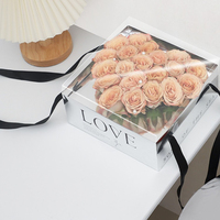 Caja de Embalaje de Flores Ecológica con Impresión Personalizada, Caja de Regalo para Floristería, para Arreglos Florales Frescos y Secos