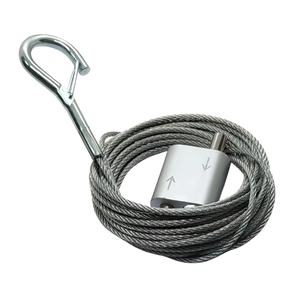 HOOYU Pince à câble, Serrure à fil à deux voies en <span class=keywords><strong>acier</strong></span> pour câble métallique à boucle Pince de réglage d'arrêt (fil de 2-3mm) - Product Image 2