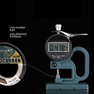 NOUVEAU OEM 100m Carbon Fiber Monofilament Carp Fly Fishing Fluorocarbone Line Leader Sinking 100% Fluorocarbone Fishing Line - Product Image 4