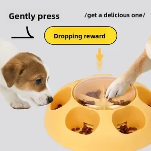 Juguetes de rompecabezas para perros, comedero interactivo tipo push para gatos pequeños y medianos, dispensador de comida lenta, tazón de almacenamiento - Product Image 4