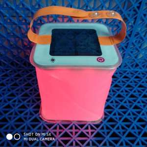 Solar <b>Camping</b> <b>Lantern</b> <b>Led</b> Rechargeable Red Light Outdoor Portable Folding Tent Lighting - Product Image 1