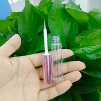 5ml Or Rose Croissance Des Cils Sérum Bouteille Vide PETG Eyeliner Tube En Plastique Cosmétique Emballage Sourcils Liquide Conteneur