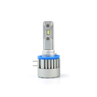 Ampoules de phares LED LANSEKO H11B avec puces LED GC-7035 300% plus lumineuses Ultra-Bright 6000LM Plug and Play No Flicker LED Bulbs