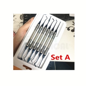 Source d'alimentation manuelle à forte demande Gracey Curettes Set Instruments dentaires pour le remplissage et la parodontie par Hasni Surgical - Product Image 6