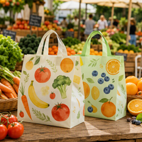 Sac fourre-tout réutilisable en PP non tissé, grande capacité, avec logo personnalisé, écologique et robuste pour les courses