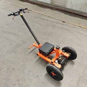 Remolque de acero al carbono de alta resistencia, manual y carro de remolque eléctrico ajustable, transportador de remolque eléctrico, soporte OEM, caravanas móviles - Product Image 5
