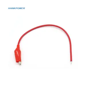 China Manufacturer Customize 35mm Alligator Clips Test Lead Battery Crocodile Clip Cable