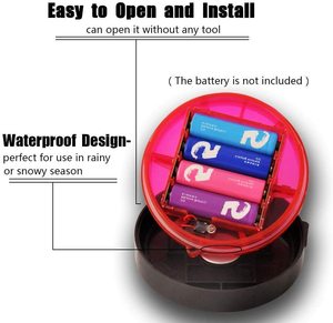 Manyetik 6V kırmızı LED çakarlı lamba emniyet uyarı yanıp sönen işaret ışığı ışıkları araçlar <span class=keywords><strong>forklift</strong></span> kamyon Golf arabaları diğerleri trafik işaretleri - Product Image 2