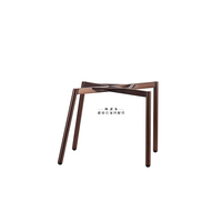 Pied de chaise de salle à manger robuste en acier inoxydable pour bureau, salle d'étude, salon, hôpital, cuisine et usage extérieur