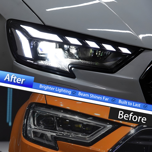 KGKB pour Audi A3 S3 RS3 2017-2021 : Ensemble de phares avant LED style RS5 avec lentille de projecteur, accessoires de <span class=keywords><strong>voiture</strong></span> Plug and Play - Product Image 6