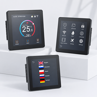 Thermostat intelligent WiFi pour pièce, écran tactile couleur TFT, contrôleur de température programmable pour chaudière à gaz, chauffage au sol, Tuya