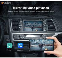 Ewaygps Mise à niveau de l'écran OEM, système Android CarPlay sans fil, boîte de décodage pour TOYOTA Touch 2, système Entune 2.0, 2014-2019