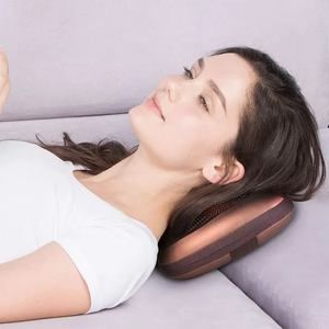 Neues Design elektronisches Massagekissen Shiatsu tiefknöchtiger Nackenrücken-Massagekissen 8 Walzen mit Wärme für Auto, Zuhause - Product Image 4