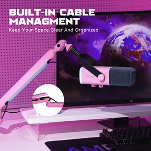 Fifine <span class=keywords><strong>BM88</strong></span>ขาตั้งไมโครโฟนแบบยืดหยุ่น, ขาตั้งไมค์บูมแขนต่ำแบบปรับได้ทำจากอะลูมิเนียมแข็งแรงทนทาน - Product Image 4