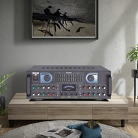 Özelleştirilebilir Logo dijital Echo küçük güç amplifikatörü iyi fiyat ev ses sistemi 220V Metal malzeme 35w AMP