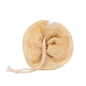 Zenidoo Promotion : Éponge de Douche Naturelle Personnalisée en Loofah – Pouf de Bain Moderne pour Enfants et Adultes, Efficace - Product Image 1