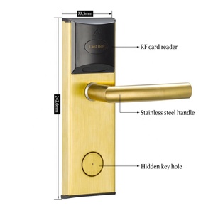 होटल इलेक्ट्रॉनिक दरवाजे ताले आरएफ कुंजी कार्ड प्रणाली - Product Image 5