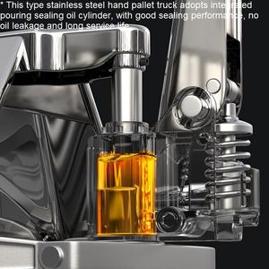 Nuevo Diseño de Transpaleta Manual Hidráulica de Acero Inoxidable para Manejo de Palés, 2000 kg, 2500 kg, Precio de Transpaleta - Product Image 4