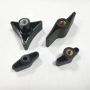 Đồ Nội Thất T Hình Dạng Tam Giác ABS Nhựa Kẹp 2 Cánh Tay Bakelite Tay Knob M6 Threaded Rod 5/16 3/<span class=keywords><strong>8</strong></span> 1/2 - Product Image 6