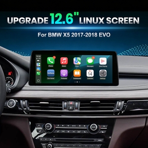Pantalla QLED para Auto Rhythm de 12.6 Pulgadas, Resolución 2400x900, Reproductor Multimedia con Pantalla Táctil, Actualización para BMW X5 F15 2017-2018 Sistema EVO - Product Image 2