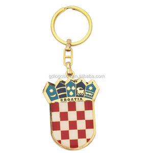 Hediyelik eşya Hrvatska hırvatistan yunus özel Metal fırıldak anahtar zincirleri hırvatistan anahtarlıklar - Product Image 6