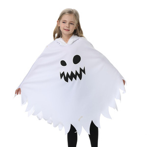 Kids White Ghost Halloween Cloak Costumes Toddlers <strong>Elf</strong> Cape <strong>Cosplay</strong> Scary Boo Ghost Cloak Child Spooky Trick-or-Treating <strong>Cosplay</strong> - Product Image 1