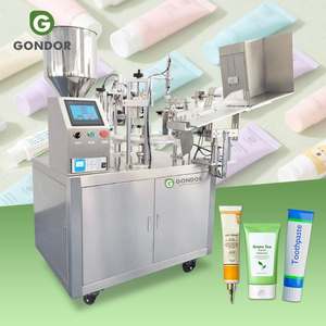 Chocolate Grease Tube Filler Semi Auto Toothpaste Fully Automatic Hose Fill and Seal Machine with Feeder - Product Image 1