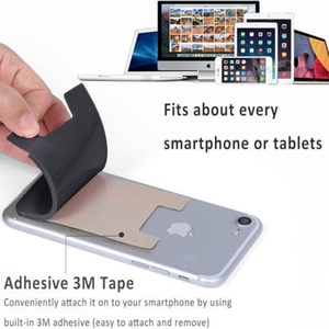 Precio al por mayor: Tarjetero de moda con adhesivo, accesorios para celular, billetera de bolsillo para tarjetas de crédito, estuche impreso con láser. - Product Image 4