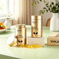 Botol Kapsul Suplemen Rambut Kecantikan 2oz 3oz 4oz 5oz 6oz, Tutup Anti Anak, Warna Sesuai Pesanan, Tersedia Berbagai Volume