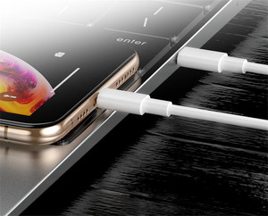 Câble de charge rapide 27W 20W IOS <span class=keywords><strong>8</strong></span> broches PD 3.0 Type-C vers <span class=keywords><strong>iPhone</strong></span> USB Type C vers Ois <span class=keywords><strong>8</strong></span> broches pour Macbook Pro - Product Image 3