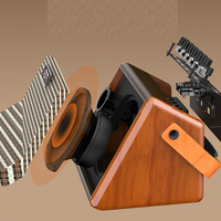 Amplifier gitar akustik portabel, AROMA Harga Murah 15W Speaker Amp BT baterai isi ulang bawaan dengan antarmuka mikrofon