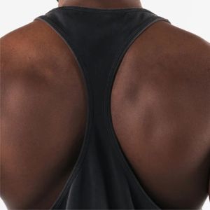 Camiseta sin mangas transpirable de alta calidad para hombre, 100% algodón, fabricada en fábrica, para gimnasio y fitness, con logo e impresión personalizables. - Product Image 6